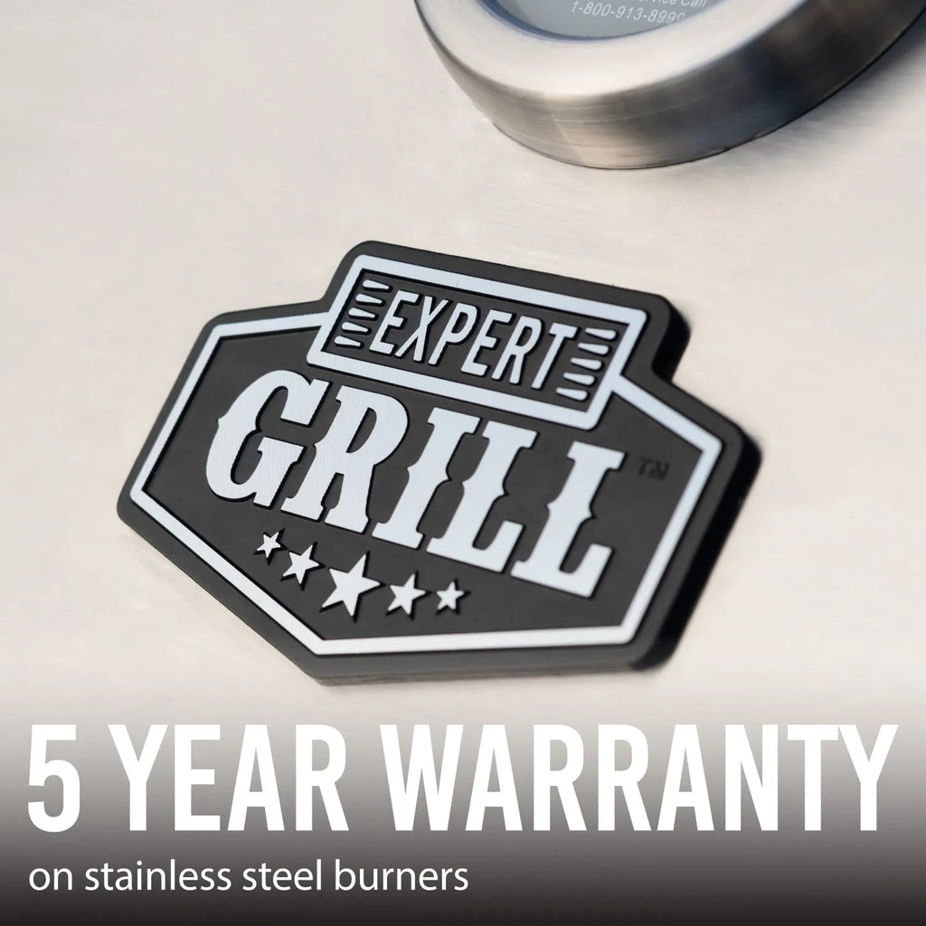 2026 Expert Grill 5-Burner Propane Gas Grill with Side Burner