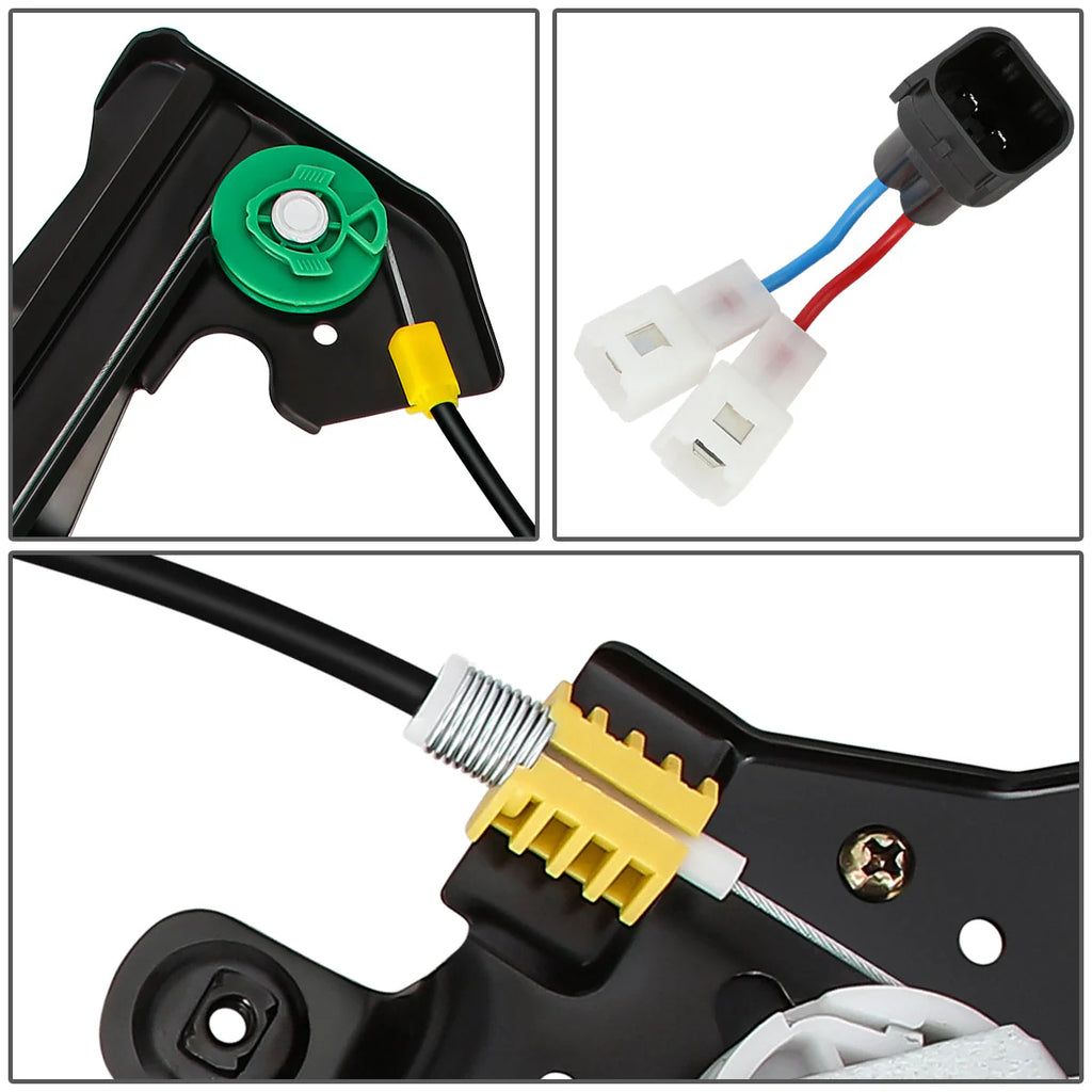 04-08 Ford F150 Lobo Extended Cab Power Window Regulator w/Motor - Front Right Passenger Side