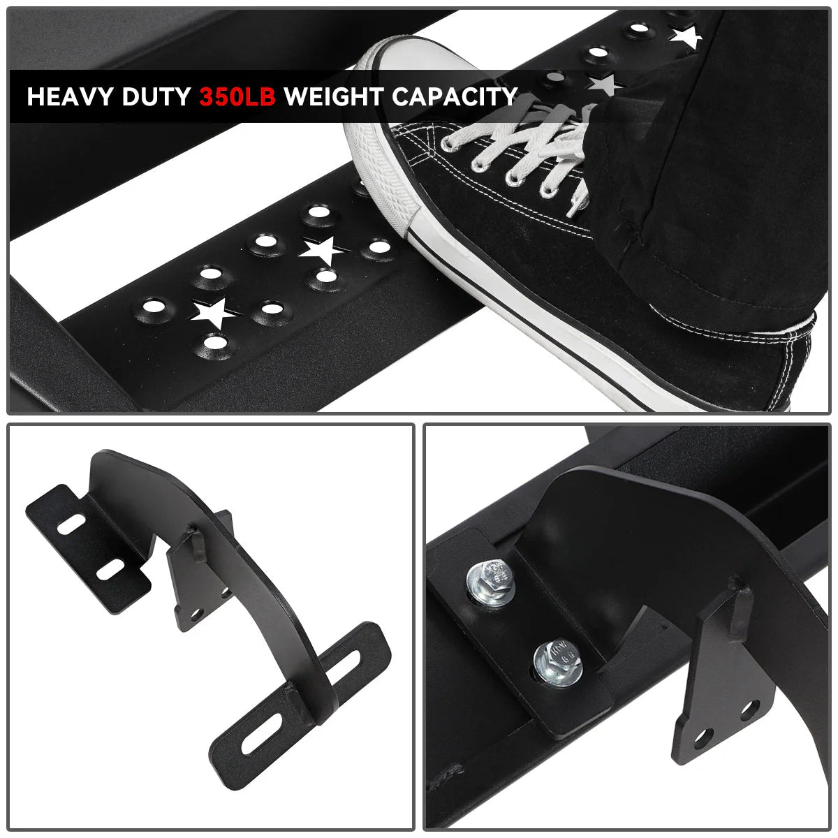 2.75 in. Running Boards with Drop Steps 09-22 Ram 1500 Classic 2500 3500 Crew Cab