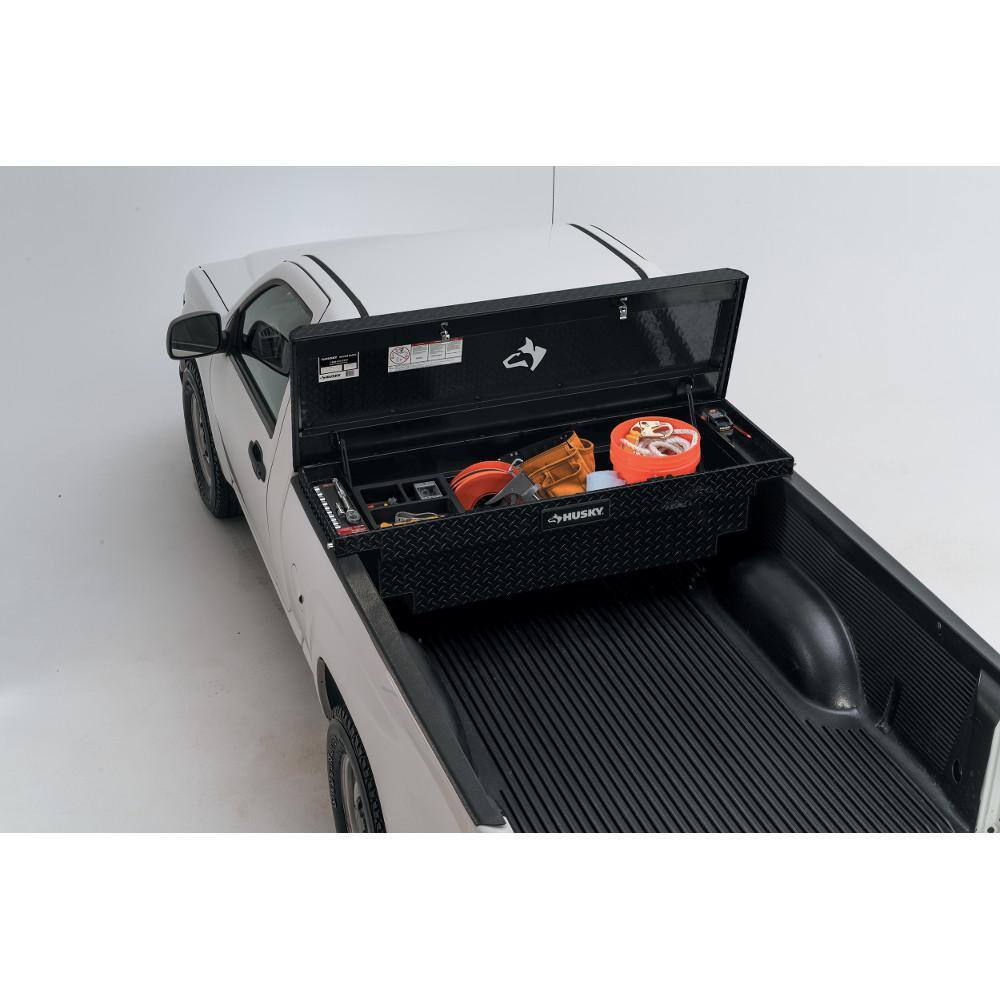 2026 61.86′′ Matte Black Aluminum Low Profile Truck Tool Box for Mid-Size Trucks