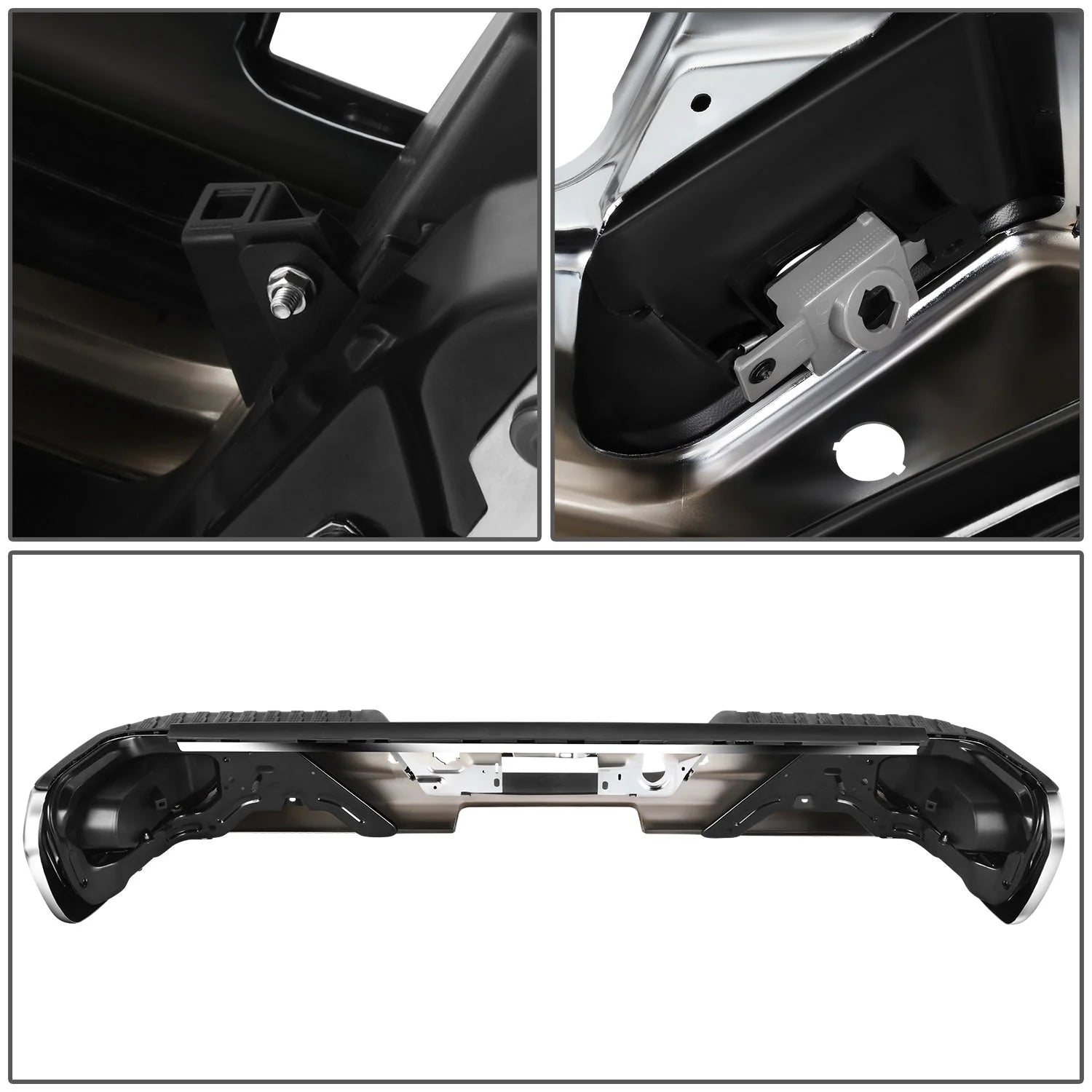 Rear Bumper w/ Parking Sensor Holes 19-23 Chevy/GMC Silverado Sierra 1500