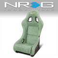Vegan Micro Fiber Fixed Back Racing Bucket Seat Universal