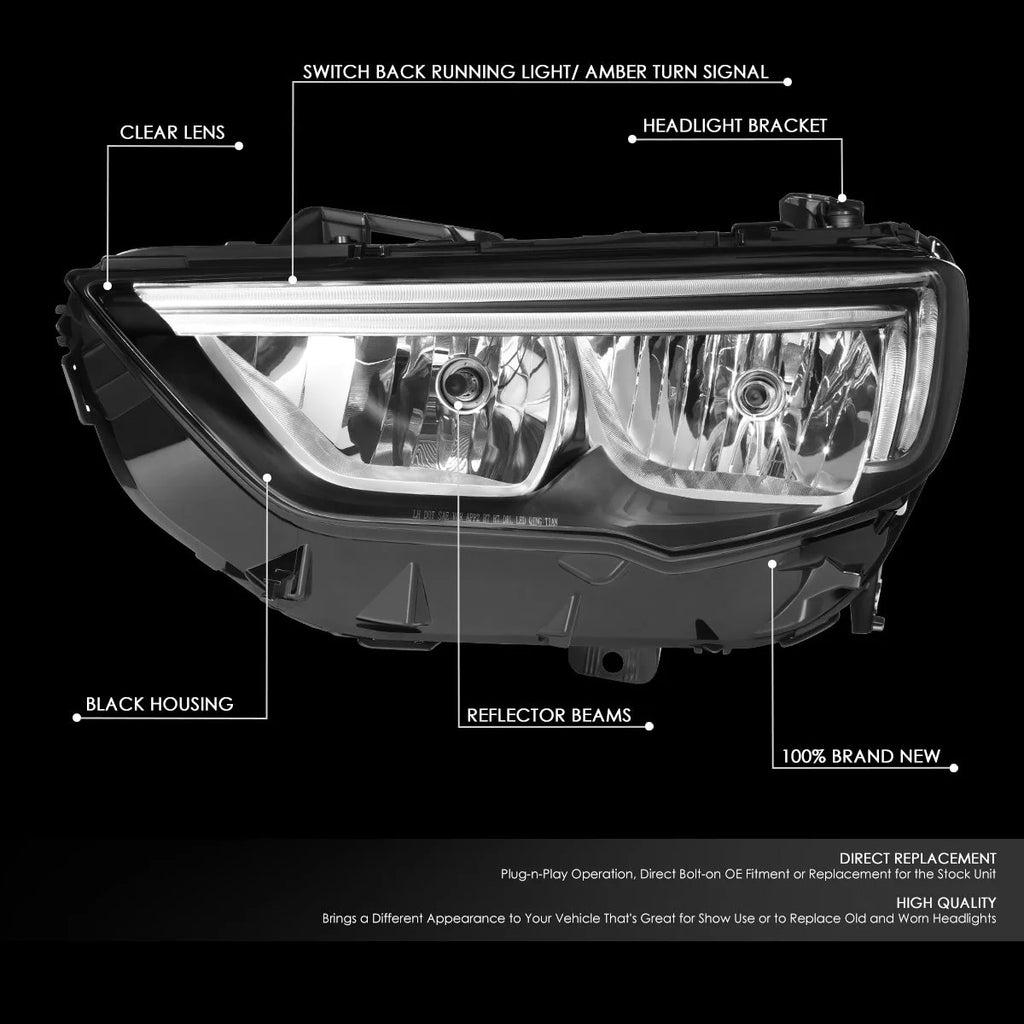 LED DRL Switchback Headlight (Left) 18-20 Buick Regal Sportback, Regal Tourx
