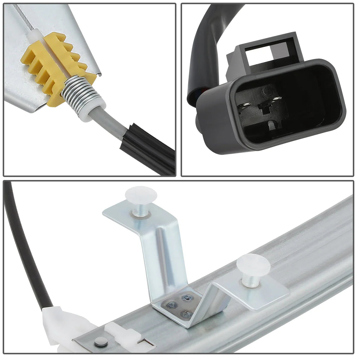 07-14 Cadillac Escalade Chevy Tahoe GMC Yukon Power Window Regulator w/Motor - Rear Right Side