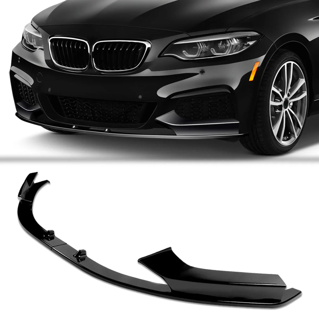 M-Sport Front Bumper Lip 17-21 BMW 228i 230i 15-16 228i, 14-16 235i xDrive