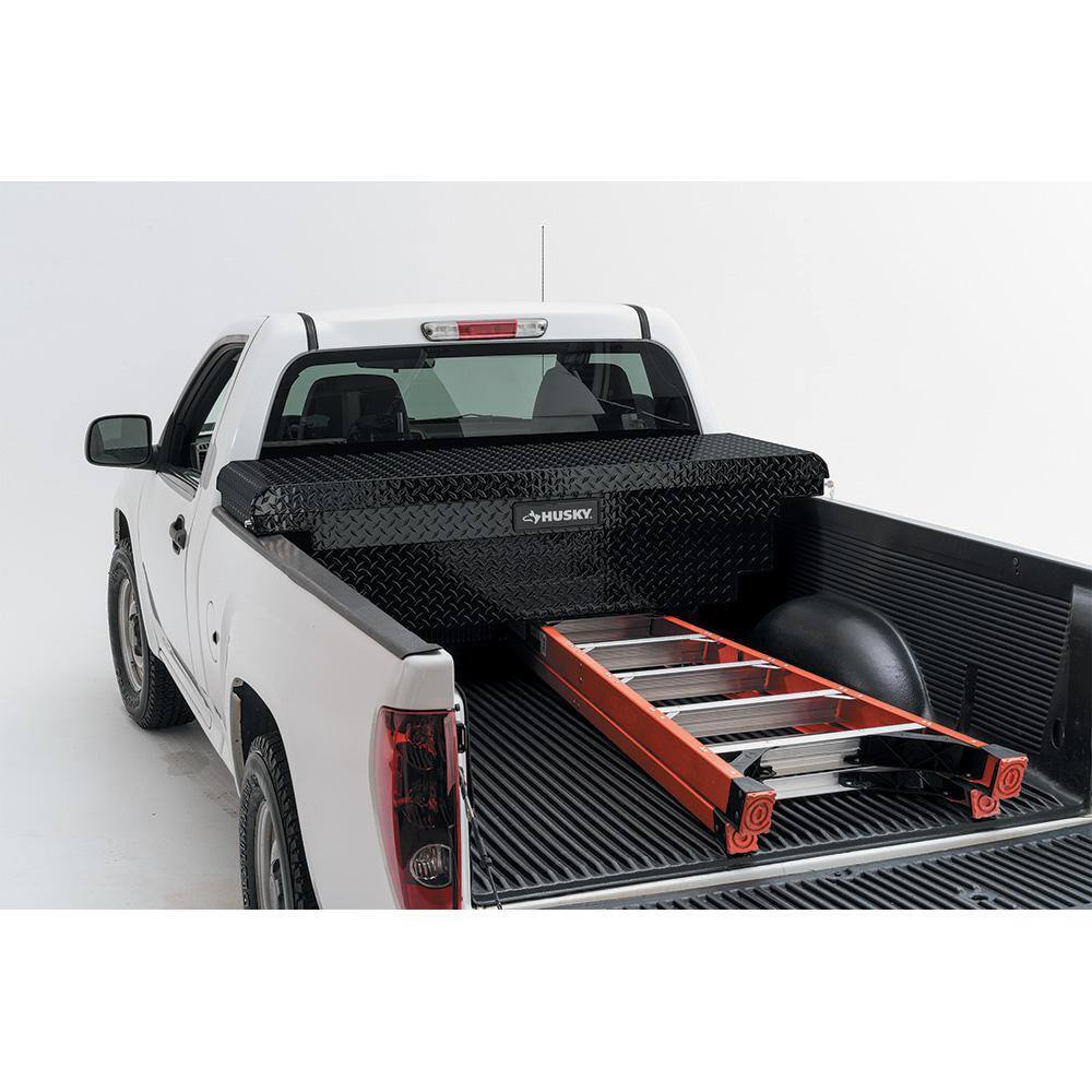 2026 61.86′′ Matte Black Aluminum Low Profile Truck Tool Box for Mid-Size Trucks