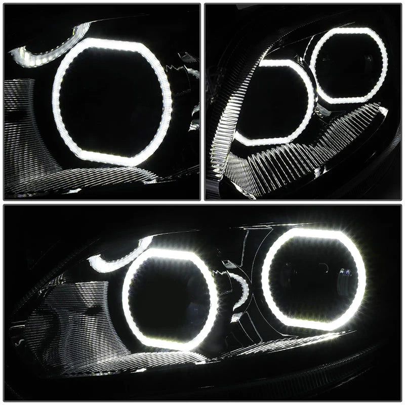 LED DRL Halo Sequential Projector Headlights 17-21 International Harvester LT LT625