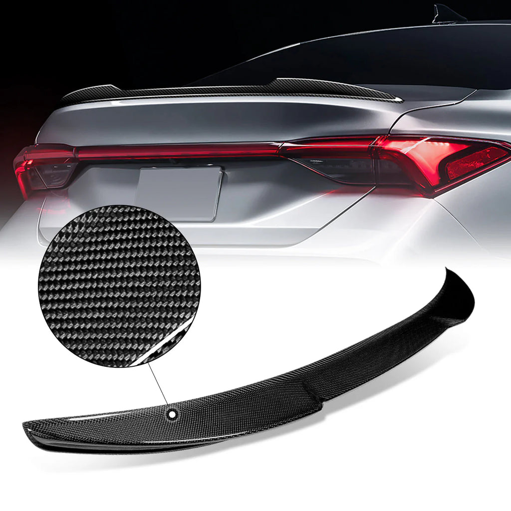 V-Style Carbon Fiber Rear Trunk Lid Spoiler 19-22 Toyota Avalon