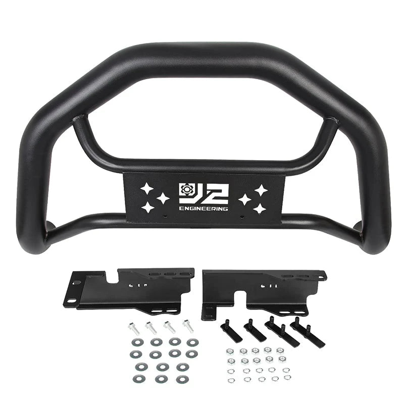 07-18 Chevy Silverado GMC Sierra 1500 Front Bumper Grille Guard - Carbon Steel