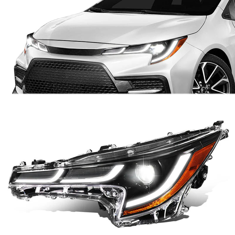 LED DRL Projector Headlight (Left) 19-23 Toyota Corolla