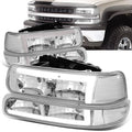 LED DRL Headlights 99-02 Chevy Silverado 1500-3500, 00-06 Suburban 1500 2500 Tahoe