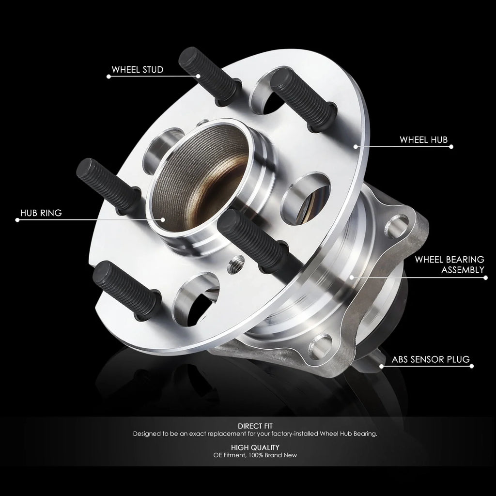 Rear Wheel Bearing & Hub Assembly 04-10 Toyota Sienna FWD