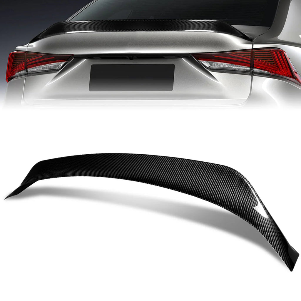AR-Style Carbon Fiber Rear Trunk Lid Spoiler 14-20 Lexus IS250 IS300 IS350 Sedan