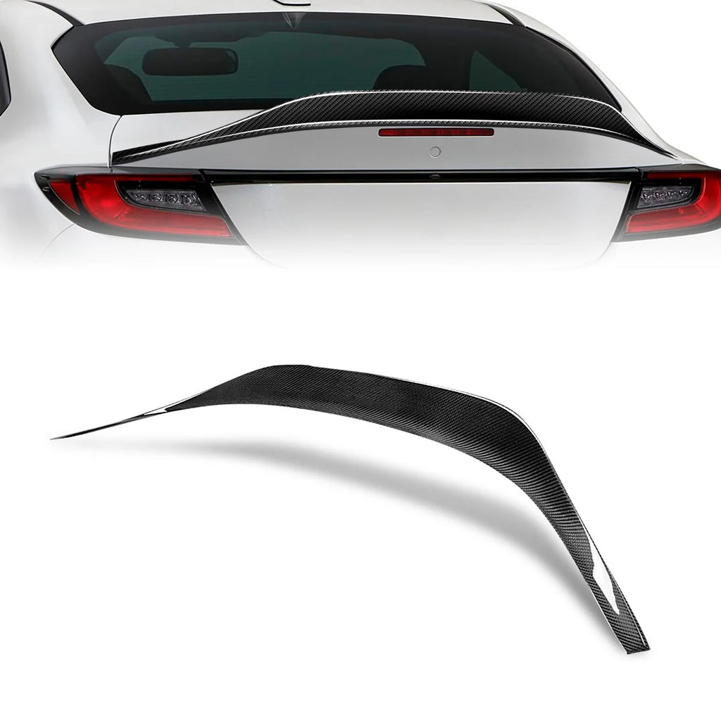 T-Style Carbon Fiber Rear Trunk Lid Spoiler 22-23 Subaru BRZ Toyota GR86