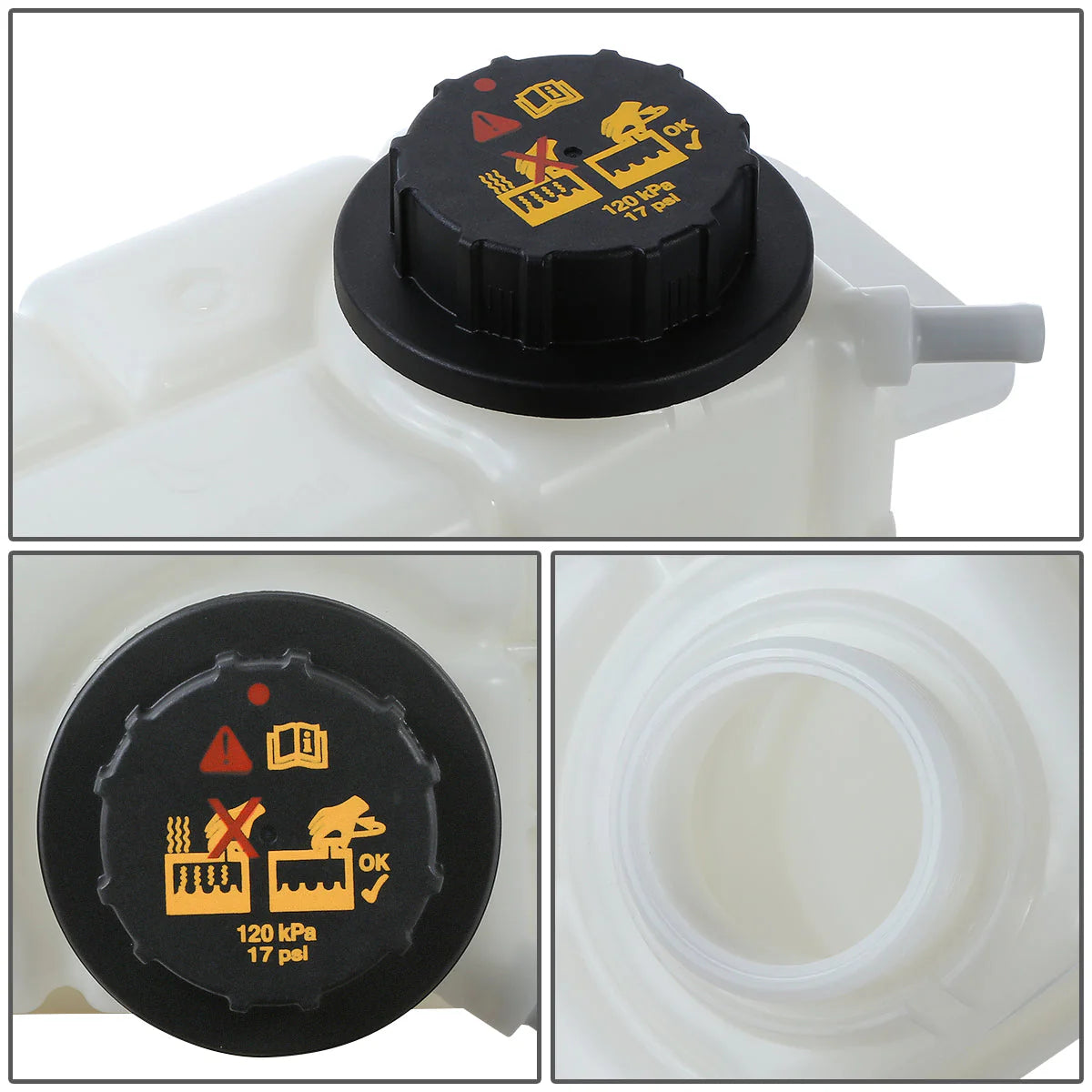 04-08 Chevy Aveo Aveo5 Coolant Overflow Reservoir w/ Cap