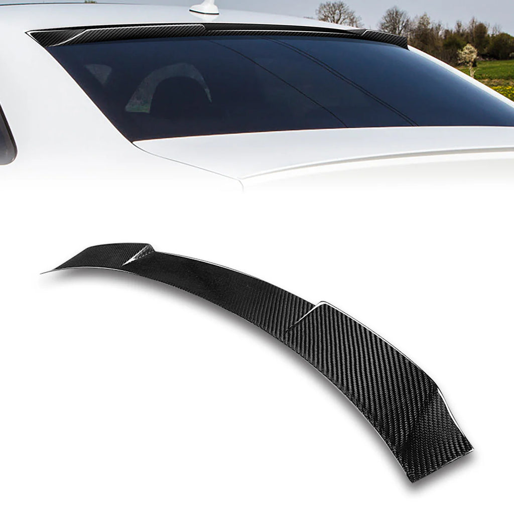 14-20 Audi A3 Quattro S3 RS3 Sedan Rear Window Roof Spoiler - Carbon Fiber