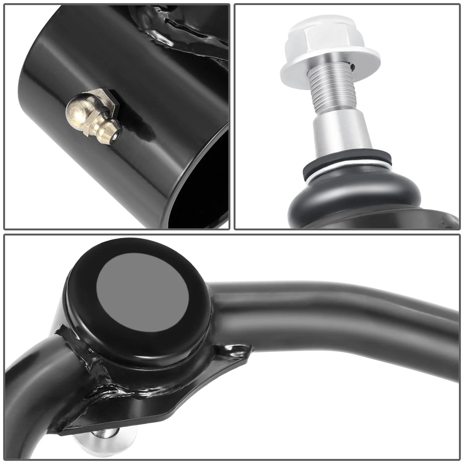 04-22 Ford F150 Lincoln Mark Lt 2-4 in. Lifted Front Upper Control Arms (Black)