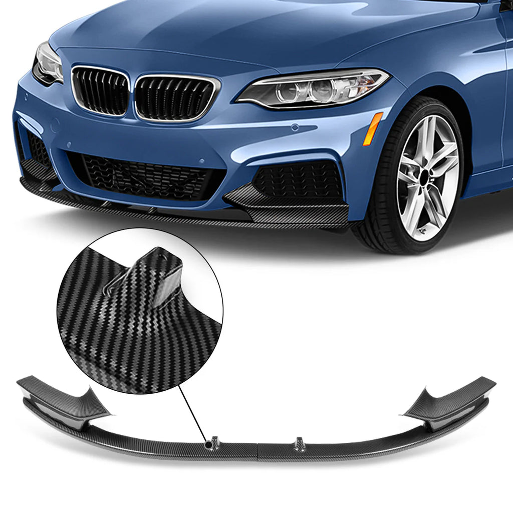 M-Sport Front Bumper Lip 17-21 BMW 228i 230i 15-16 228i, 14-16 235i xDrive