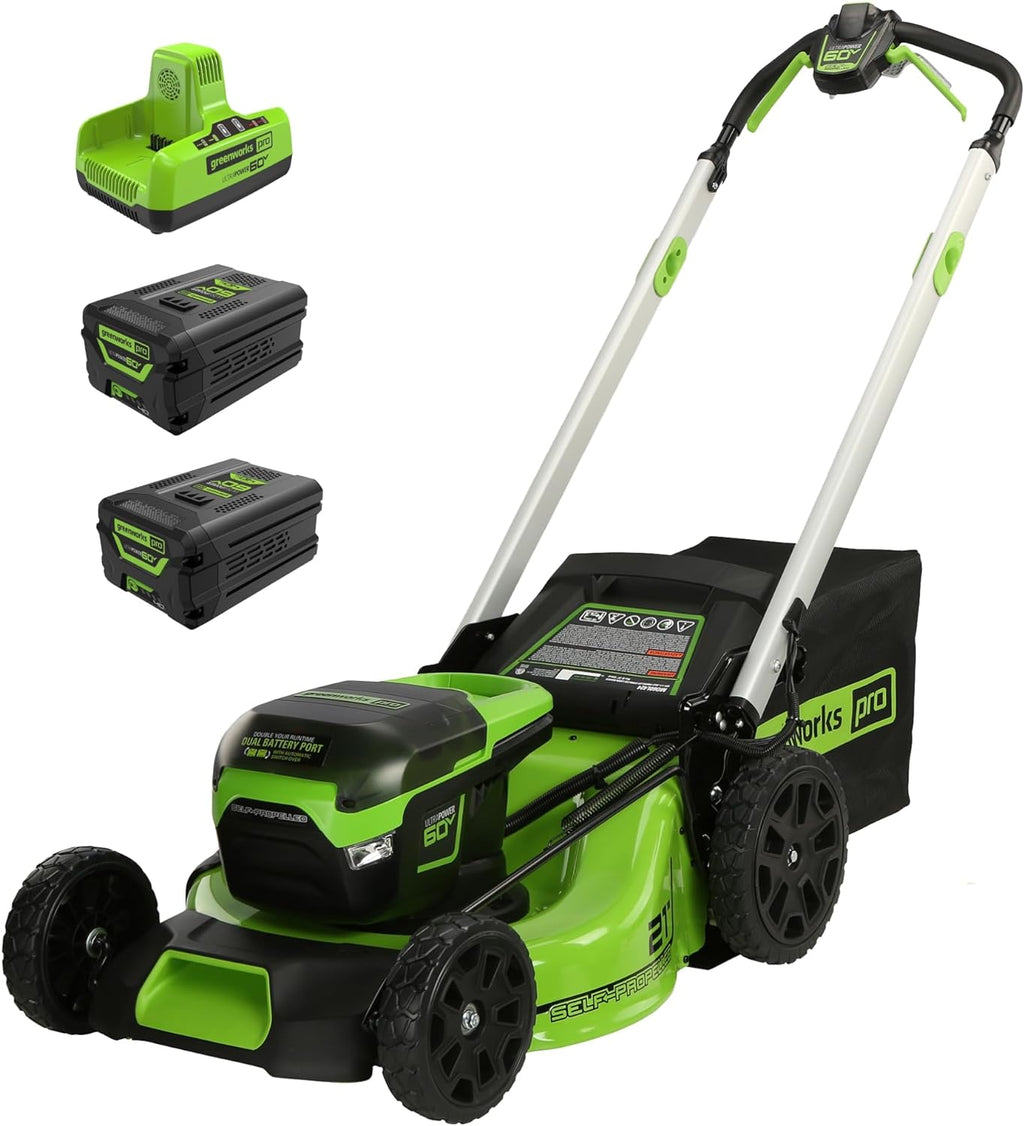 2026 60V 21” Cordless (Self-Propelled) Lawn Mower , 2 x 4.0Ah Batteries and Dual Port Rapid Charger