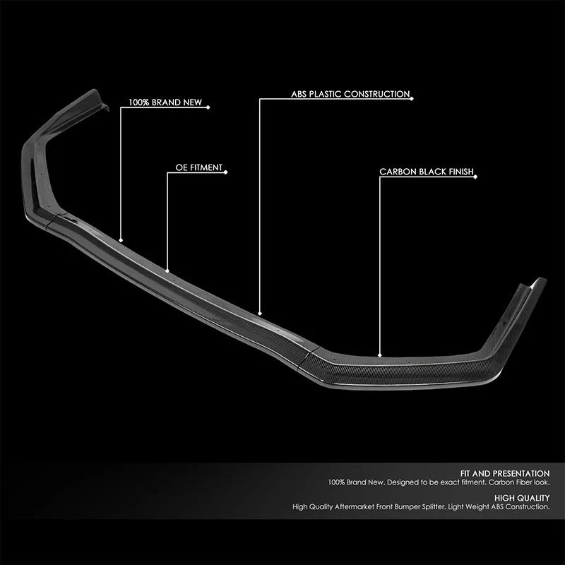 CS-Style Front Bumper Lip Splitter 15-20 Subaru WRX / STI