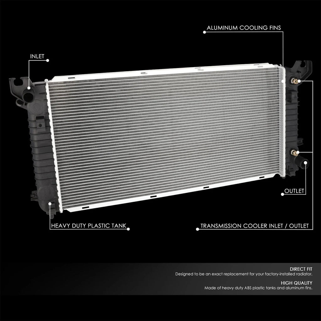 13723 Replacement Radiator 16-20 Cadillac Escalcde ESV Chevy Tahoe GMC Yukon(XL)