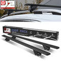 49 in. Adjustable Roof Rack Cargo CarrierCross Bar Fits Vehicles w/ Non Round Roof Rails