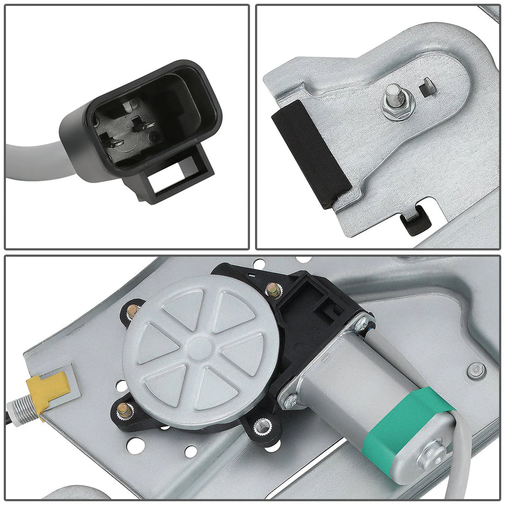 00-05 Cadillac Deville Power Window Regulator w/Motor - Rear Left Side