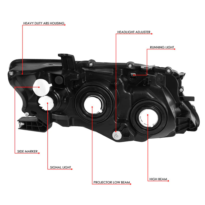 Factory Style Projector Headlights 10-12 Lexus RX350
