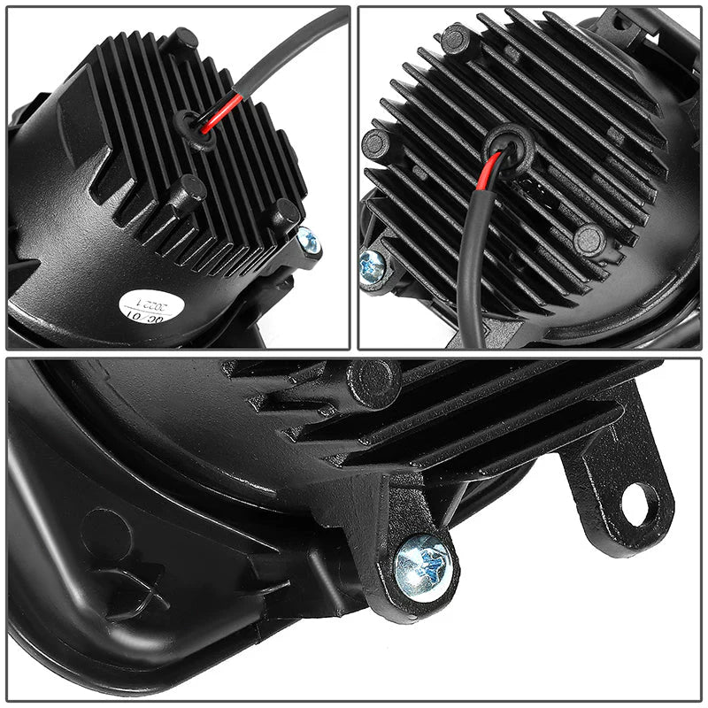 LED Projector Fog Lights w/ Switch Wiring Harnesses 14-21 Toyota Tundra