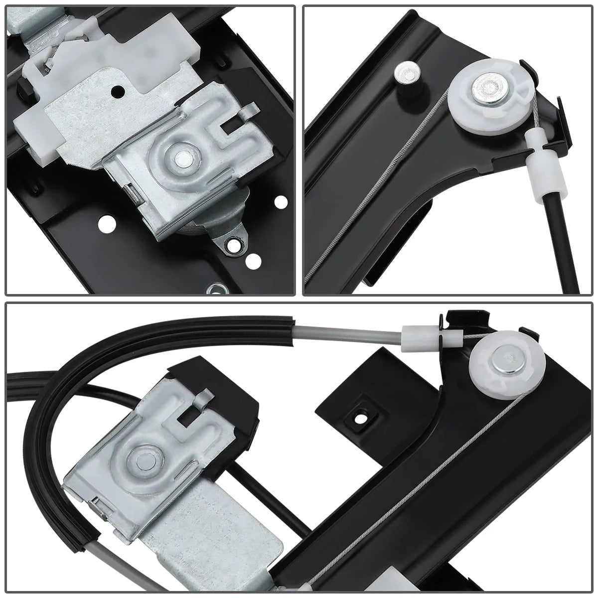 02-09 Chevy Trailblazer GMC Envoy Power Window Regulator w/o Motor - Rear Right Passenger Side