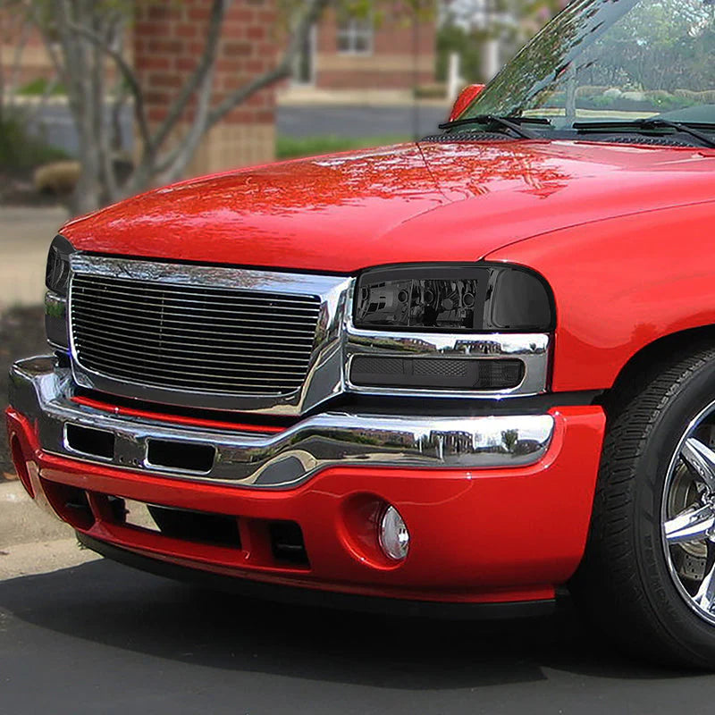 LED DRL Switchback Headlights 99-06 GMC Sierra 1500-3500 Yukon