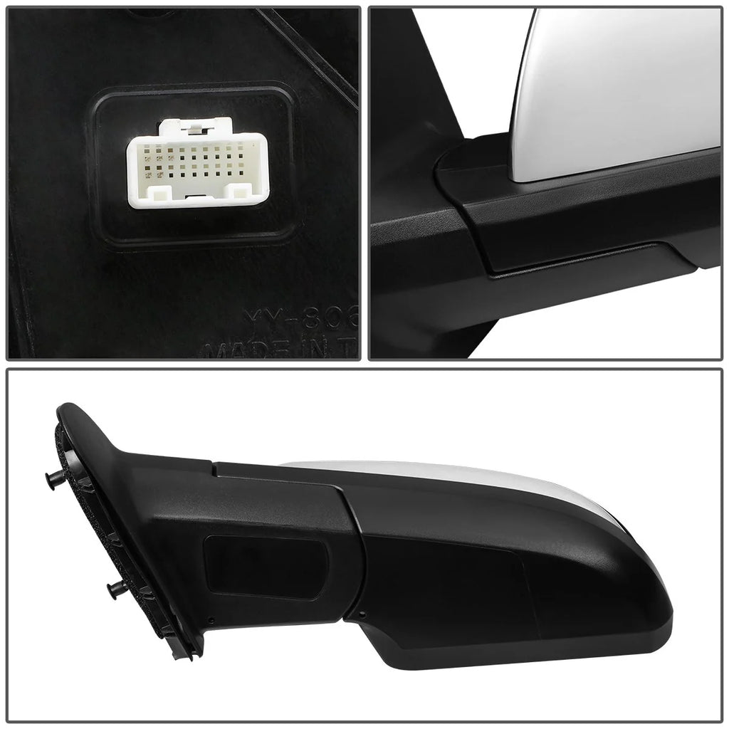 Powered Heated Side View Mirror (Left) 12-13 Toyota Tundra
