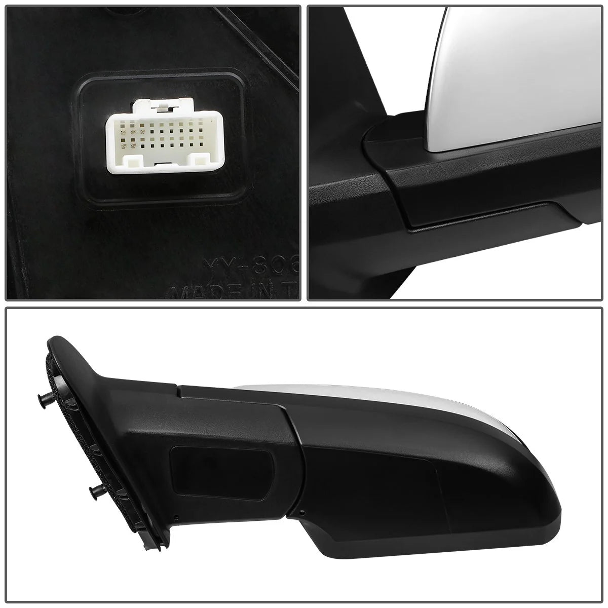 Powered Heated Side View Mirror (Left) 12-13 Toyota Tundra
