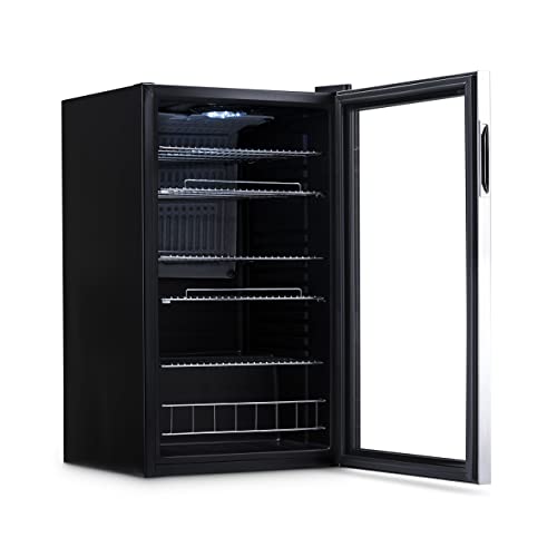 2026 NewAir Beverage Refrigerator Cooler | 126 Cans Free Standing with Right Hinge Glass Door