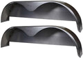 2026 72×10-3/4 Tandem Axle Steel Trailer Fender w/Back Plate Welded In (2-Pack)