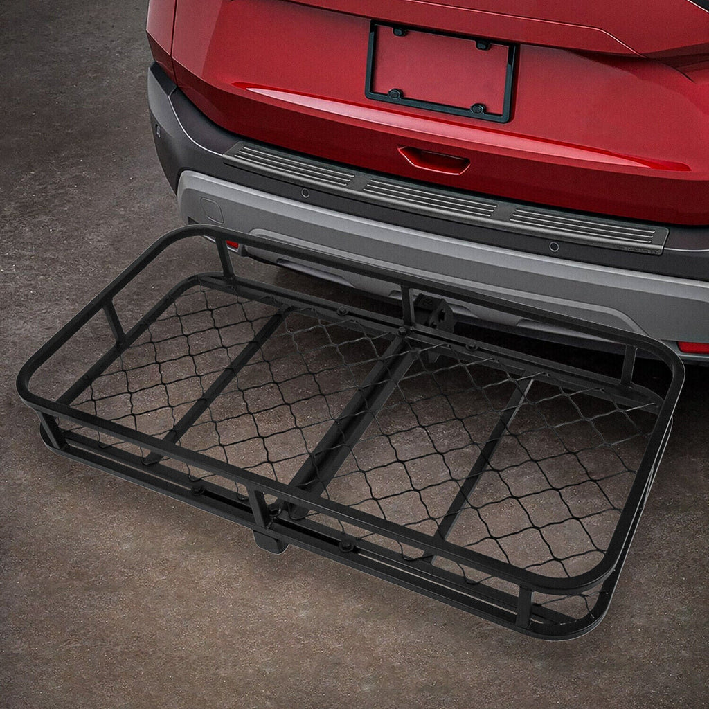 2 in. Tow Receiver Hitch Cargo Carrier Basket w/ Pin & Clip Fits Vehicles with 2 in. Tow Receive
