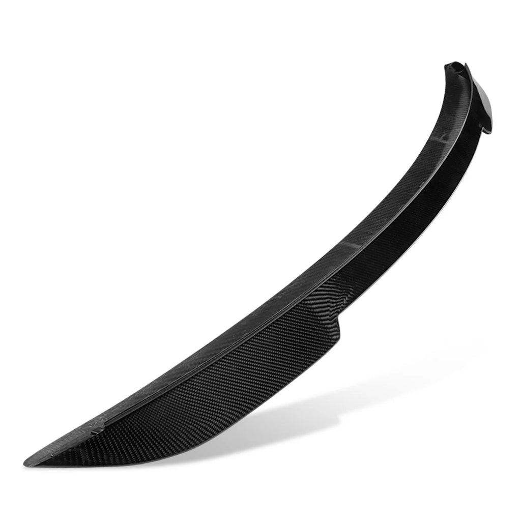 H-Style Carbon Fiber Rear Trunk Lid Spoiler 15-22 Ford Mustang Coupe