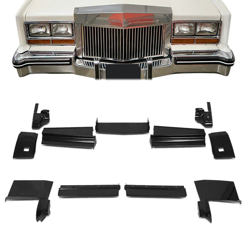 79-85 Cadillac Eldorado 11Pcs Front & Rear Bumper Panel Fillers Set