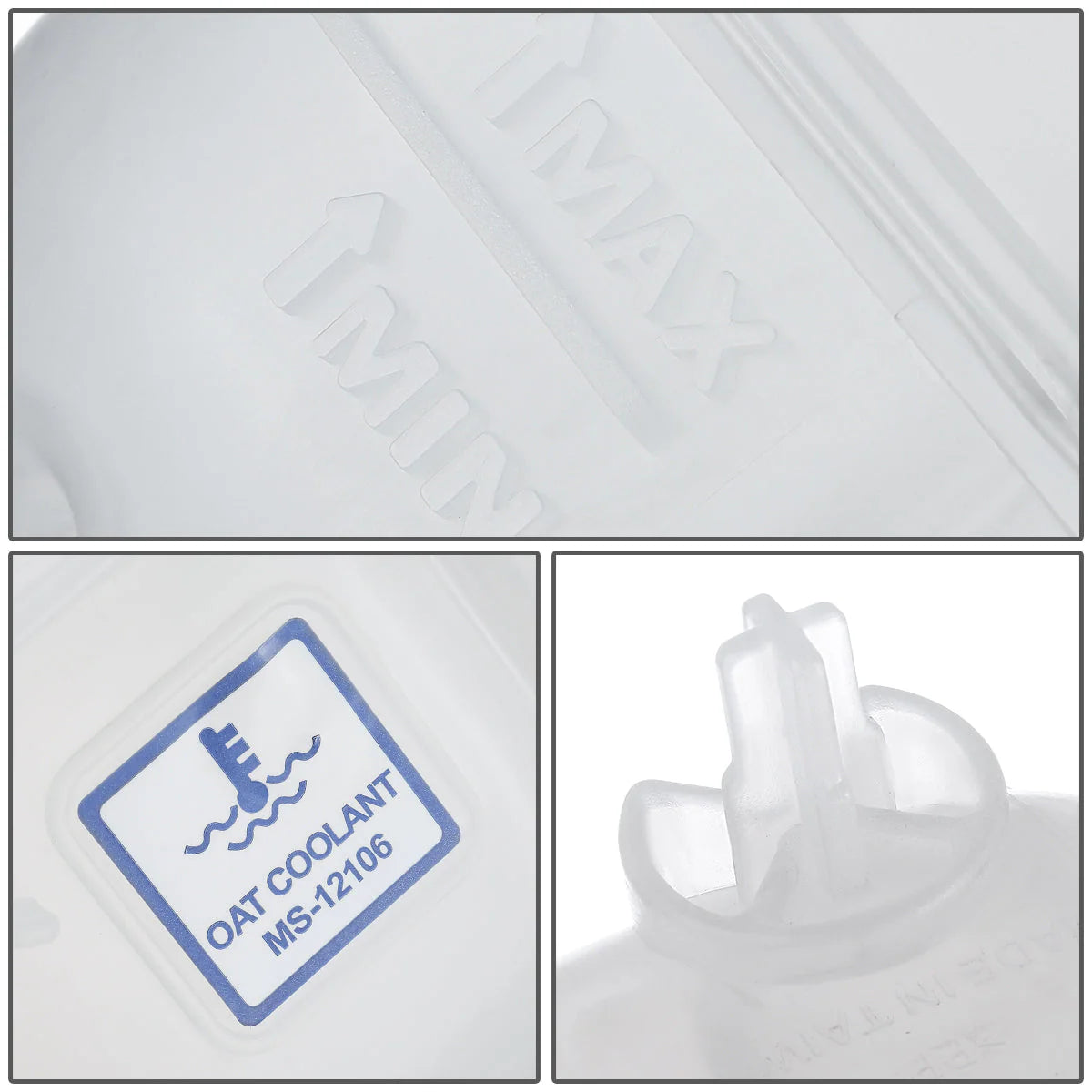 14-18 Jeep Cherokee KL Chrysler 200 2.4L Coolant Overflow Reservoir w/ Cap
