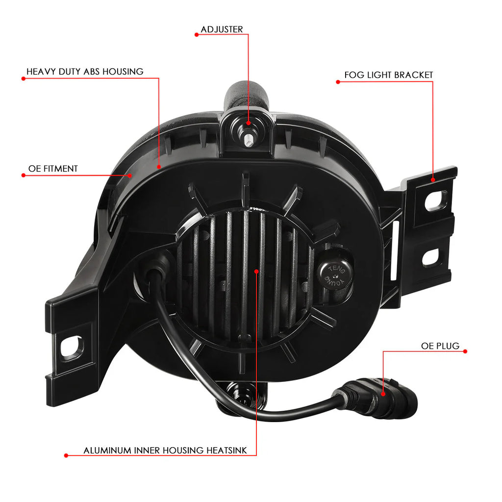 LED Projector Fog Lights 02-09 Dodge Ram 1500 2500 3500