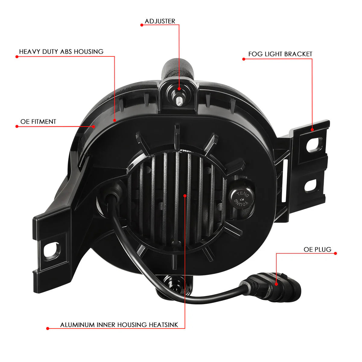 LED Projector Fog Lights 02-09 Dodge Ram 1500 2500 3500