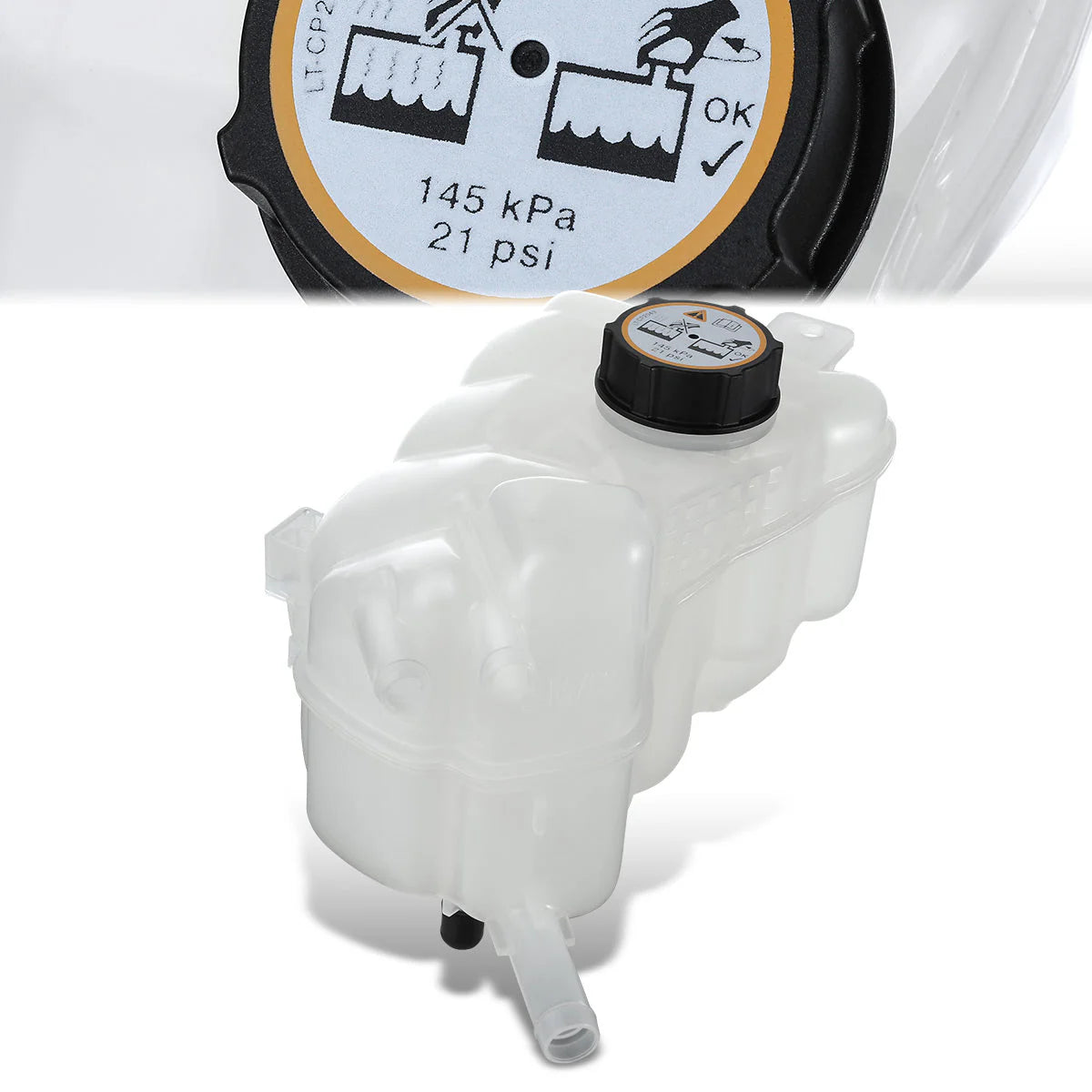 13-20 Lincoln MKZ Ford Fusion 2.0L Hybrid Coolant Overflow Reservoir w/ Cap