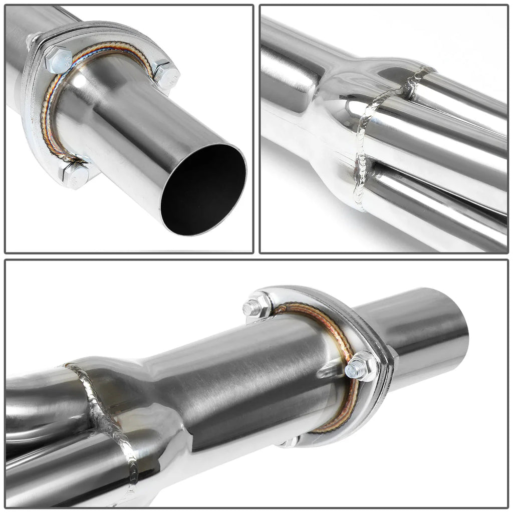64-70 Ford Mustang with 260 289 302 351 Windsor V8 4-1 Long Tube Exhaust Header - Stainless Steel