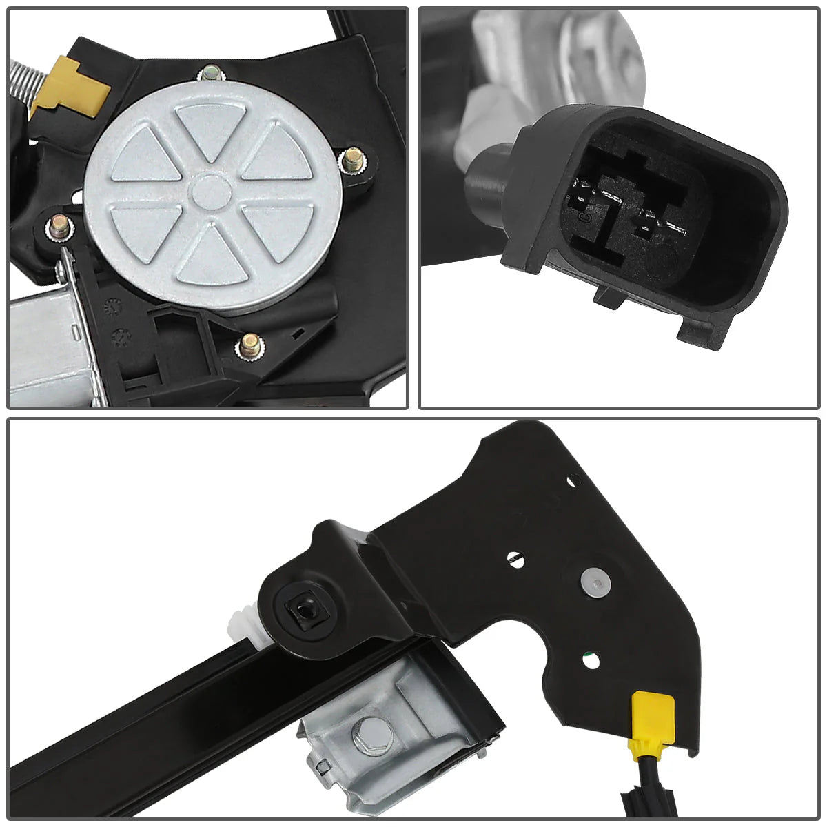 04-08 Ford F150 Lobo 06-08 Lincoln Mark LT Crew Cab Power Window Regulator w/Motor - Rear Right Side
