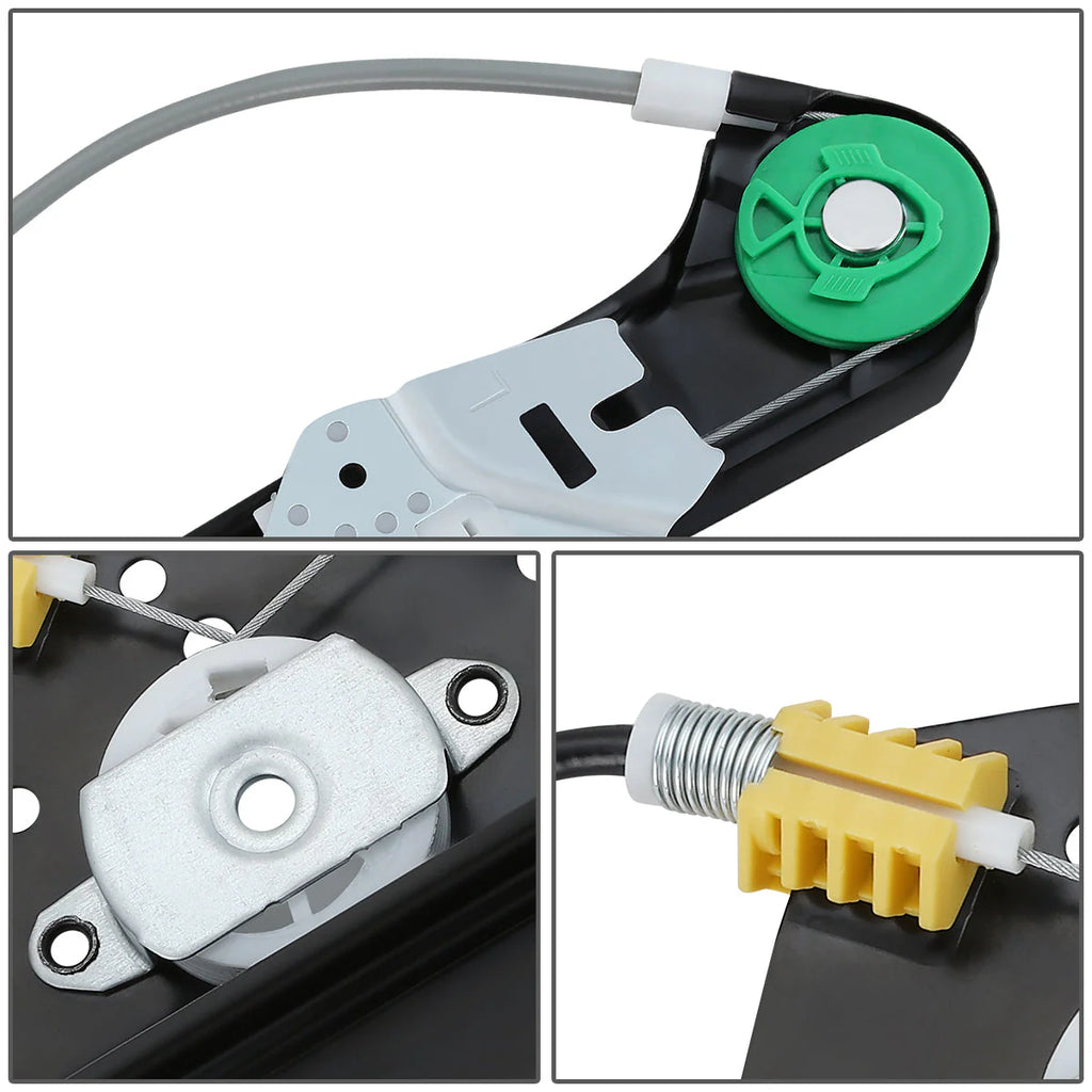 01-05 BMW 325I 325Xi 330I 330Xi 4Dr Power Window Regulator w/o Motor - Rear Left Driver Side