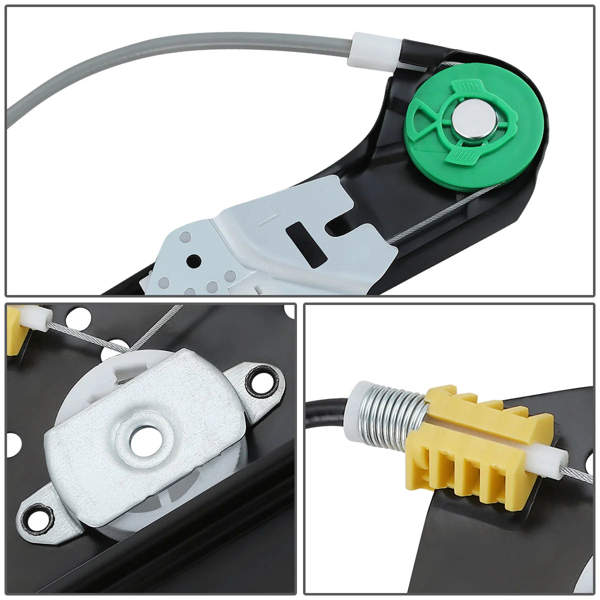 01-05 BMW 325I 325Xi 330I 330Xi 4Dr Power Window Regulator w/o Motor - Rear Left Driver Side
