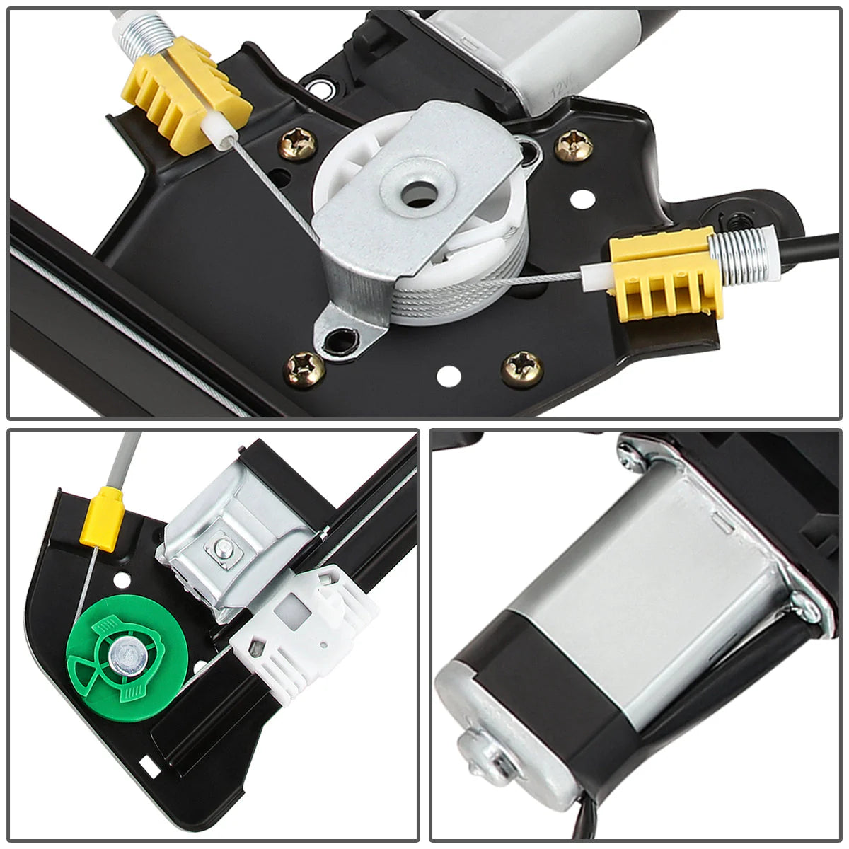04-08 Ford F150 Lobo Extended Cab Power Window Regulator w/Motor - Front Right Passenger Side