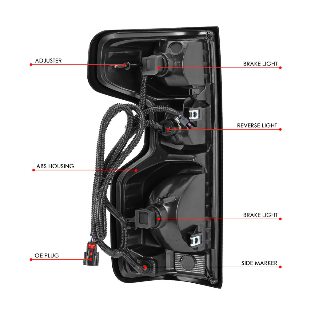 Tail Lights (Smoked) 19-21 Chevy Silverado 1500