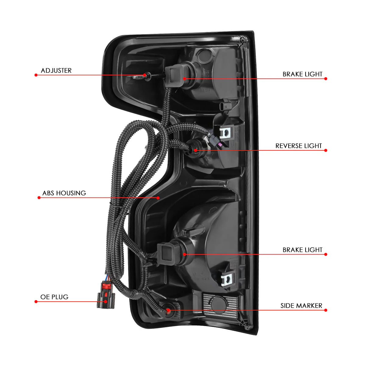 Tail Lights (Smoked) 19-21 Chevy Silverado 1500