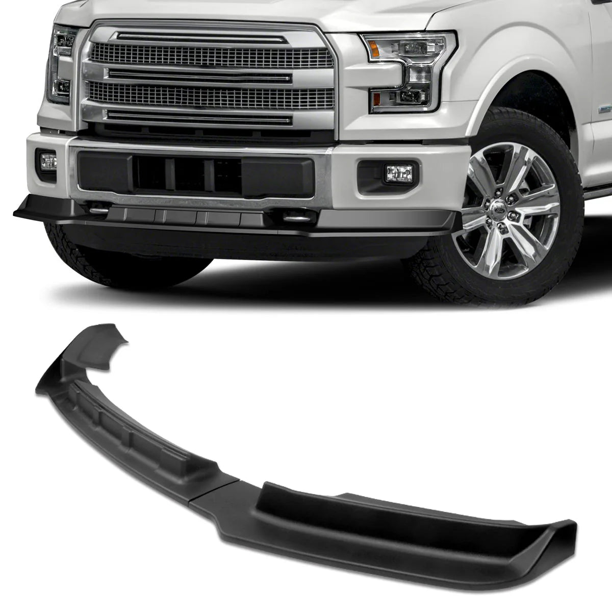 STP-Style Front Bumper Lip 15-17 Ford F-150